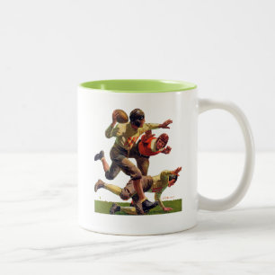 Quarterback Pass Two-Tone Coffee Mug