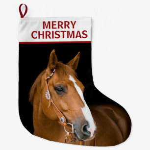 Quarterhorse Merry Christmas Stocking