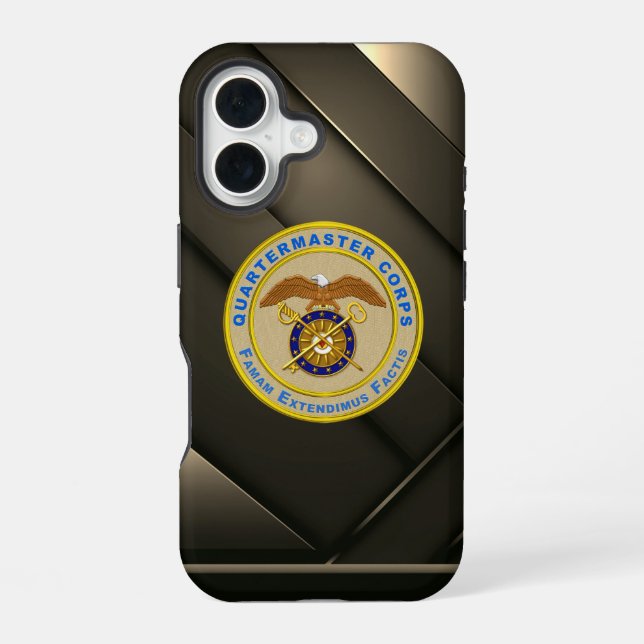 Quartermaster Corps  iPhone 16 Case (Back)