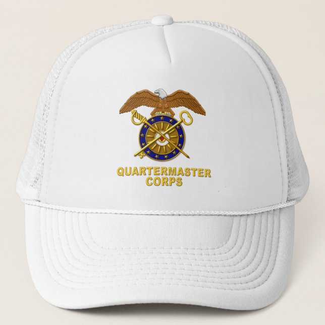 Quartermaster Corps Trucker Hat (Front)