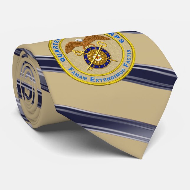 Quartermaster Corps Veteran  Tie (Rolled)