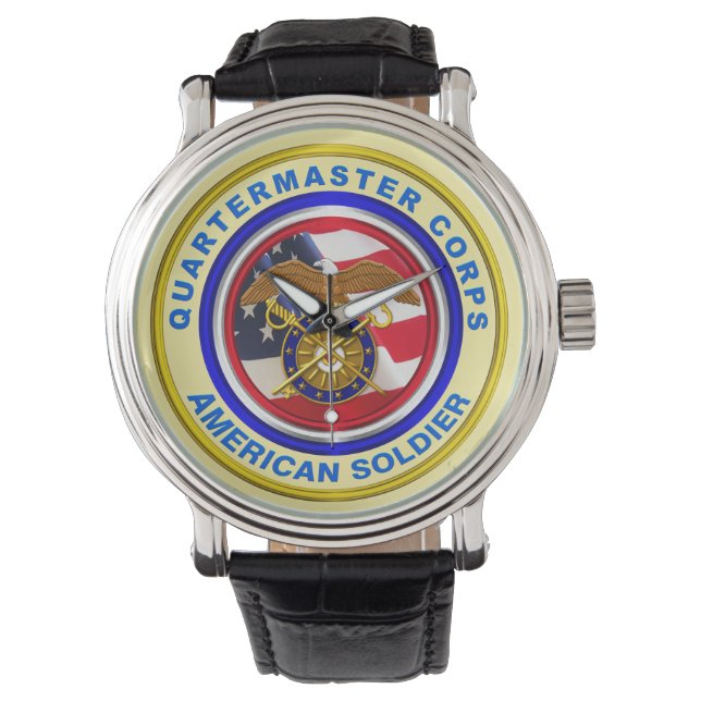 Quartermaster Corps Veteran  Watch (Front)