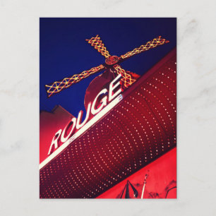 Quartier Pigalle Paris Nightlife Cabaret Postcard