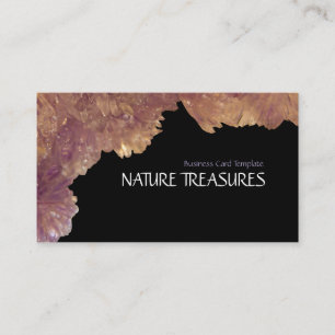 Quartz Amethyst Crystals Business Card