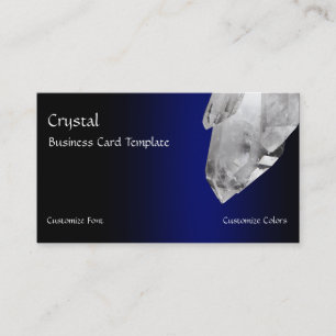 Quartz Crystal Rock Reiki Crystals Business Card