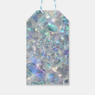 Quartz Crystal Sparkly Pattern Gift Tags