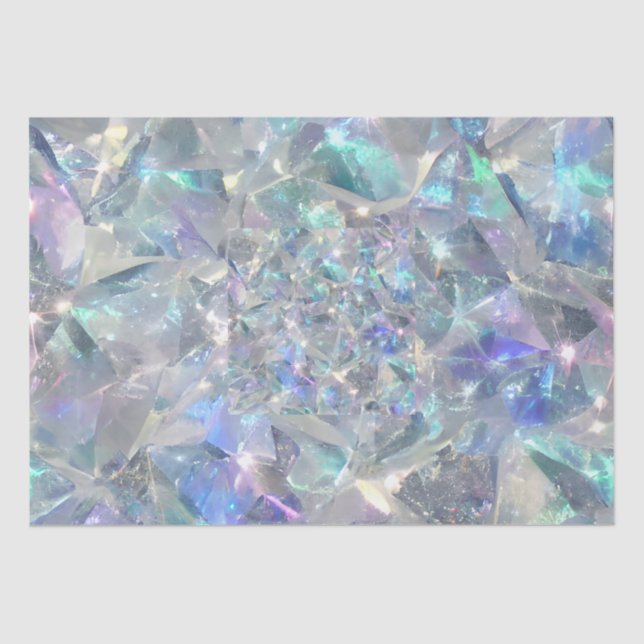 Quartz Crystal Sparkly Pattern Tissue Paper (Front)