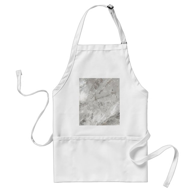 quartz crystal zen love healing stone sparkles standard apron (Front)