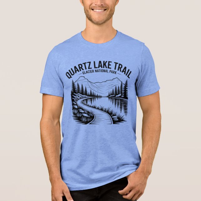 Quartz Lake Trail Shirt – Glacier National Park Hi (Front)