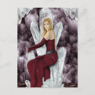 Quartz throne postcard