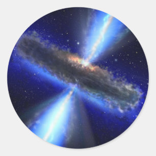 Quasar Classic Round Sticker