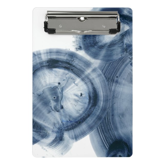 Quasars - Inky Blue Circles Mini Clipboard (Front)