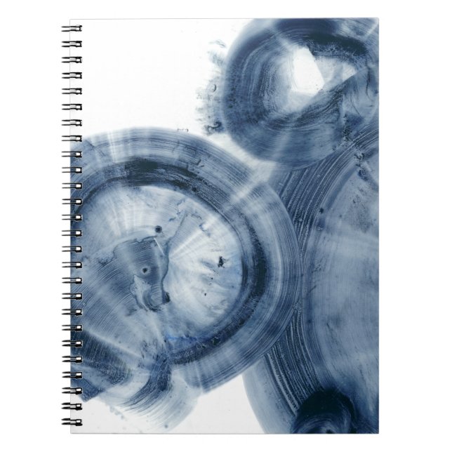 Quasars - Inky Blue Circles Notebook (Front)