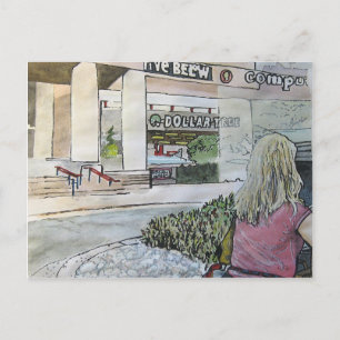 Quasi-Oriental Rock Garden Postcard