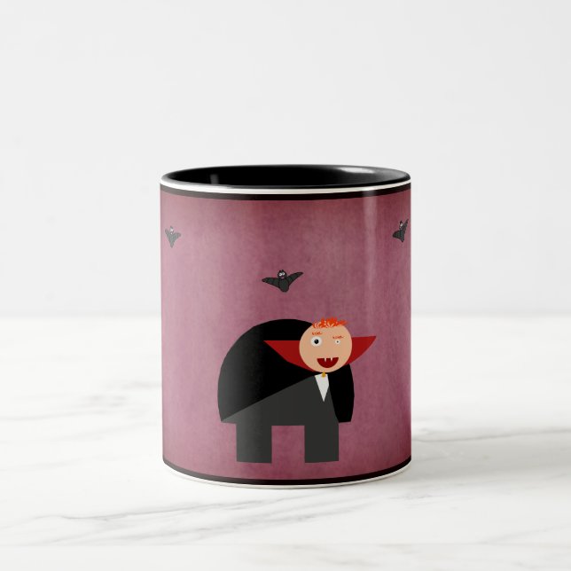 Quasimodo as a Vampire Two-Tone Coffee Mug (Center)
