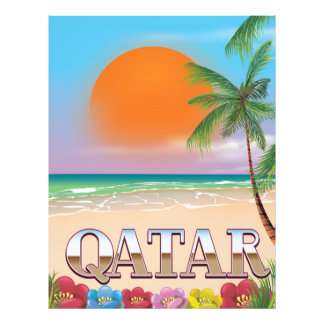 Quatar travel poster