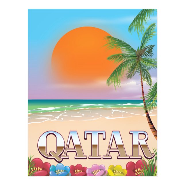Quatar travel poster (Front)