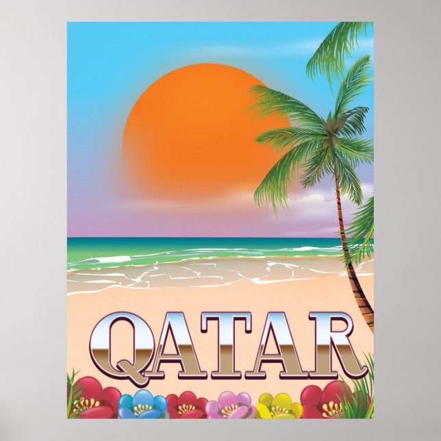 Quatar travel poster (Front)