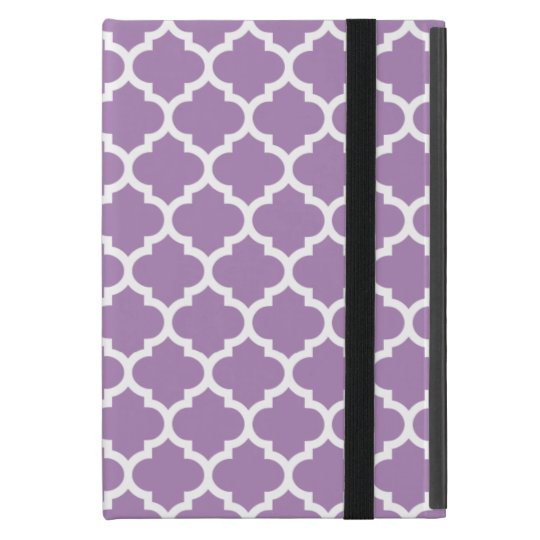 Quatrefoil African Violet Purple Case For iPad Mini