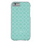 Quatrefoil clover pattern blue teal 3 monogram