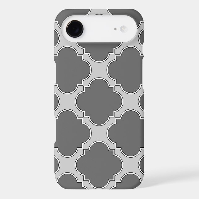 Quatrefoil in shades of gray (Back)