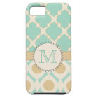 Quatrefoil MonogramiPhone 5  Case Mally Mac