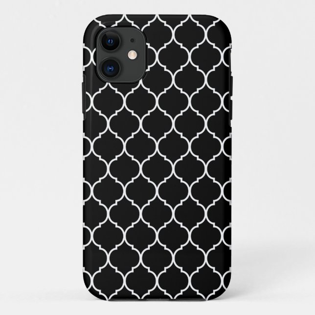 Quatrefoil Pattern Case-Mate iPhone Case (Back)