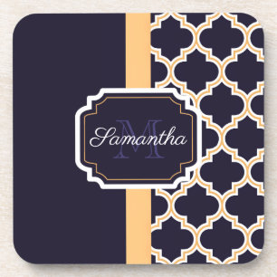Quatrefoil Pattern Coaster