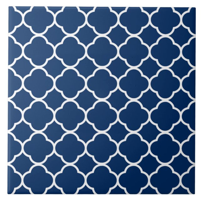 Quatrefoil Pattern Tile (Front)