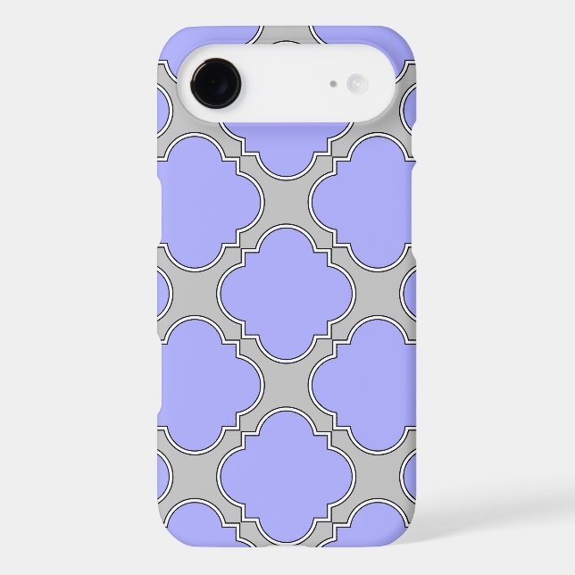 Quatrefoil periwinkle and gray (Back)