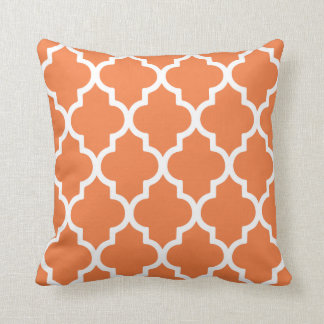 Quatrefoil Pillow / Celosia Orange