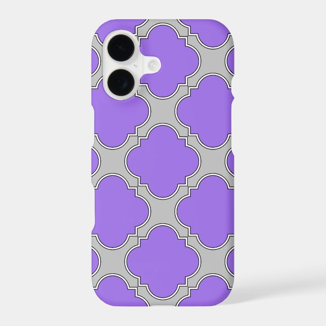 Quatrefoil purple and gray (Back)