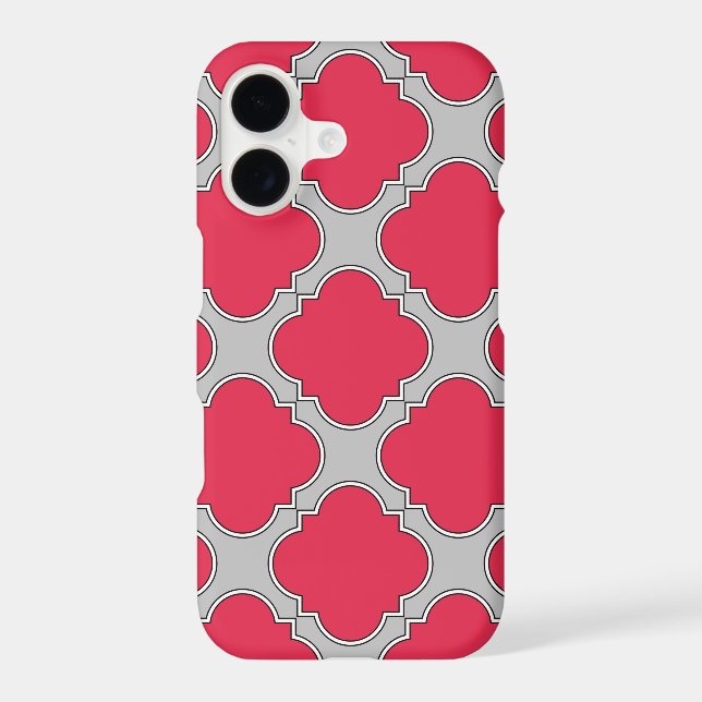 Quatrefoil red and gray (Back)