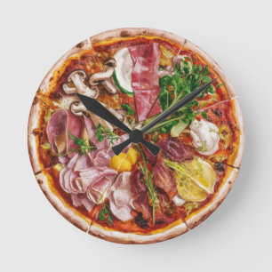 Quattro Stagioni Pizza Round Clock