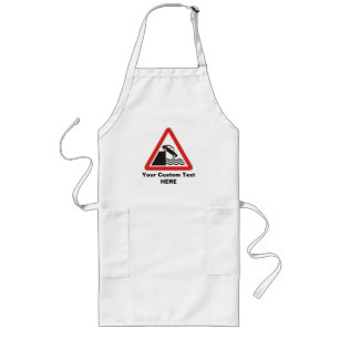 Quayside Warning Sign Long Apron