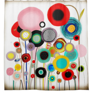 Que hoy te quiero cada día más shower curtain