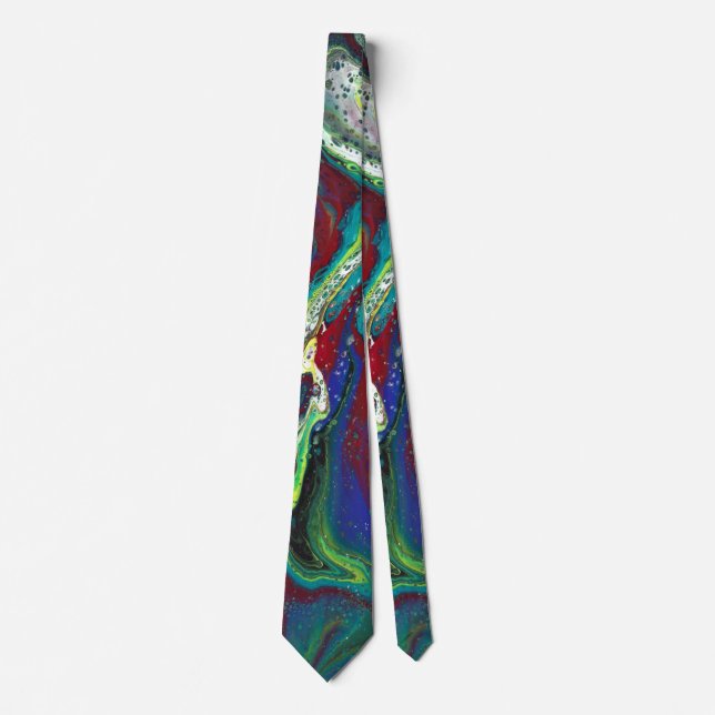 Que Sera 2 Abstract Colourful Tie (Front)