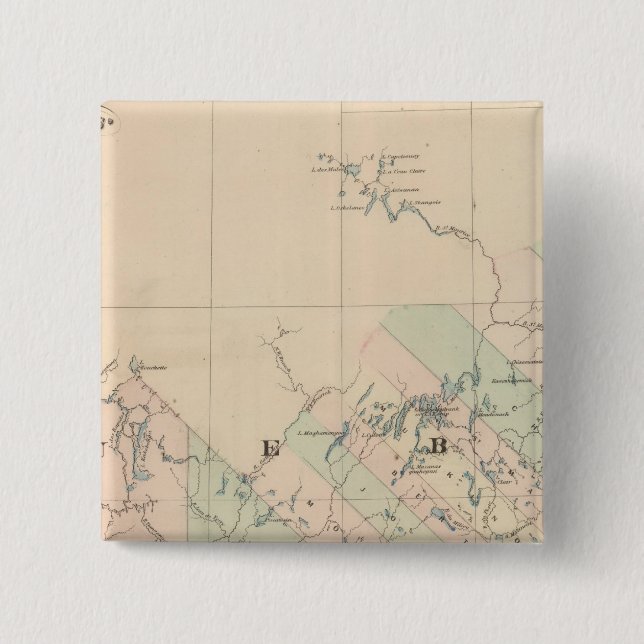 Quebec 15 Cm Square Badge (Front)