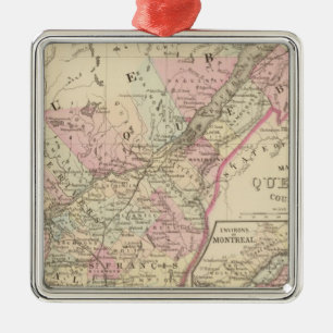 Quebec 2 metal tree decoration