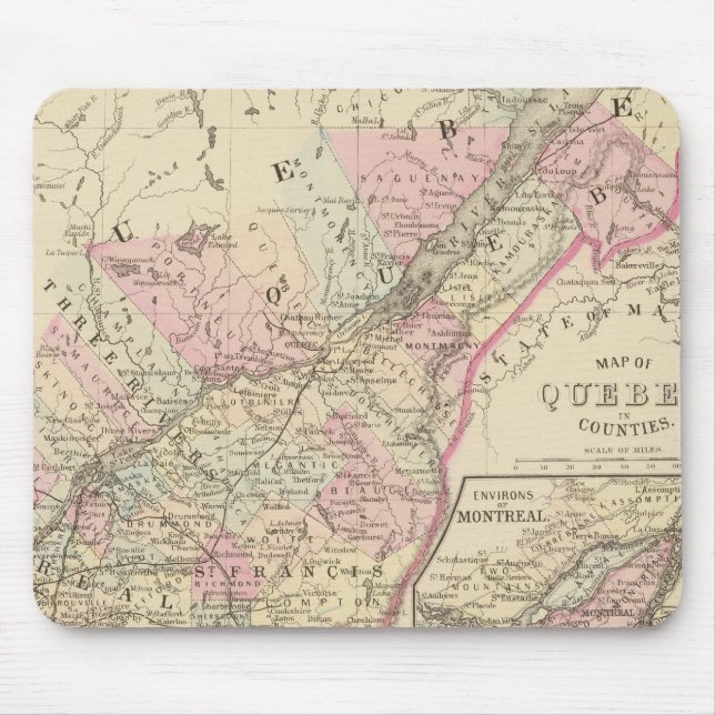 Quebec 2 mouse mat (Front)