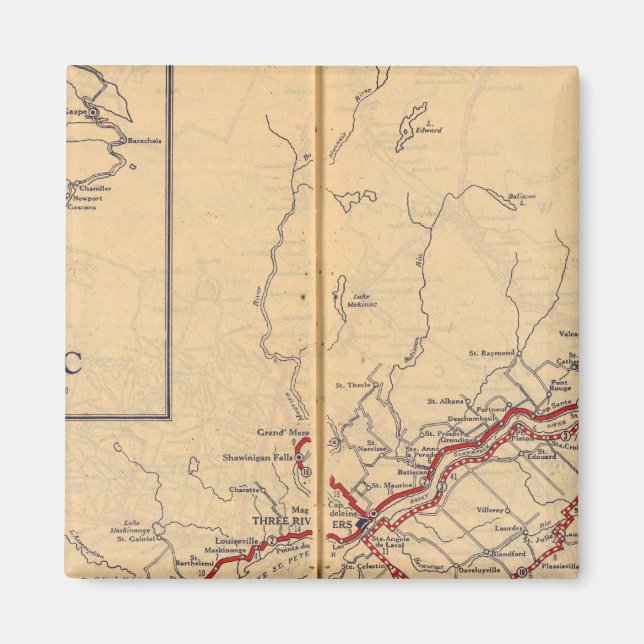 Quebec 4 magnet (Front)