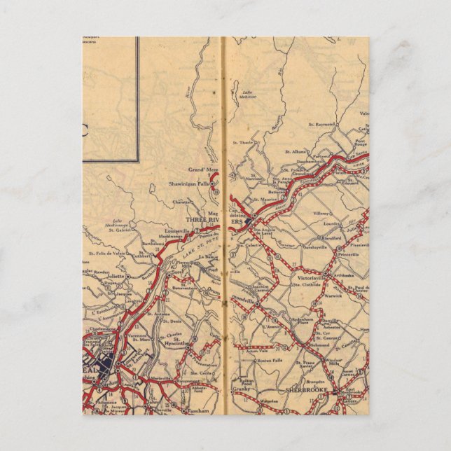 Quebec 4 postcard (Front)