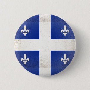 Quebec 6 Cm Round Badge