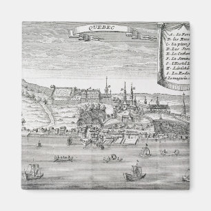 Quebec, after La Potherie Magnet