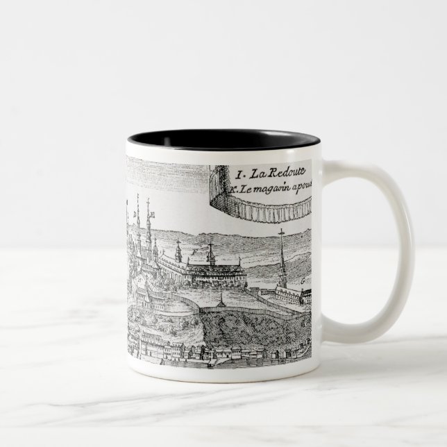 Quebec, after La Potherie Two-Tone Coffee Mug (Right)