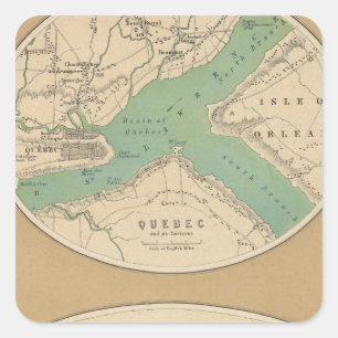 Quebec and its Environments Square Sticker