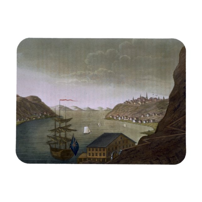 Quebec and the St. Lawrence River, plate 4 from 'L Magnet (Horizontal)