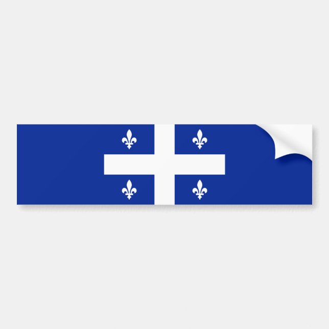 quebec bumper sticker (Front)