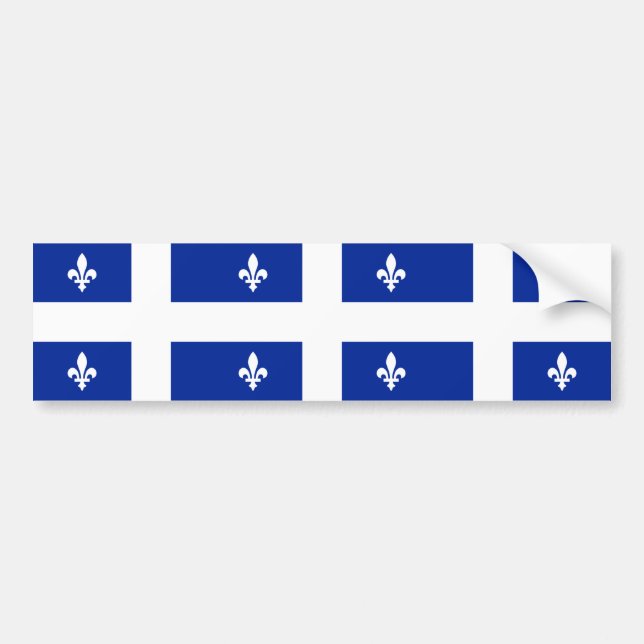 quebec bumper sticker (Front)