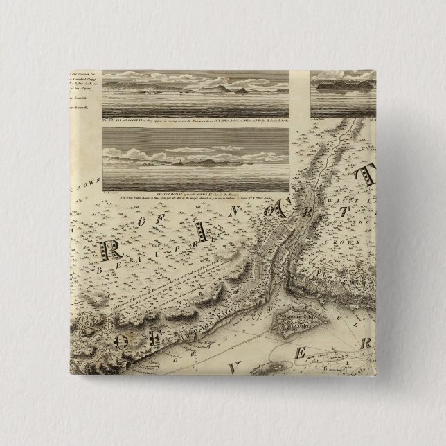 Quebec, Canada 2 15 Cm Square Badge (Front)